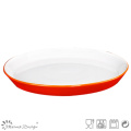 GLOSSY GLAZE OV SHAPE 16PCS RÉGIME DE DINERWARE MÉNAGER